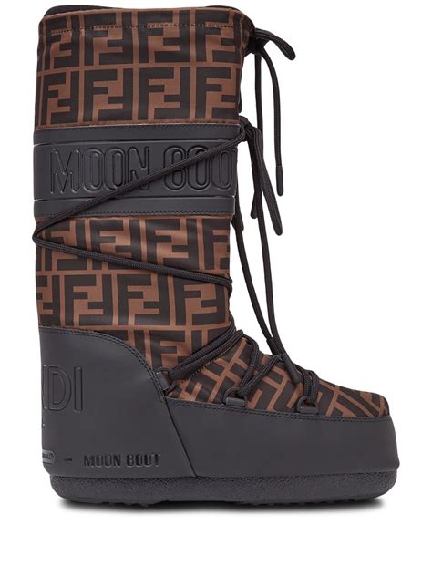 fendi roma moon boots|Fendi high heel boots.